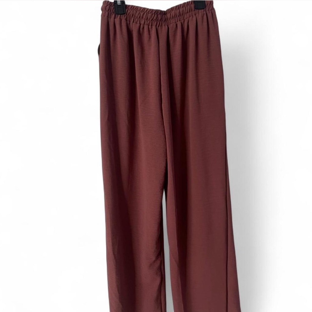 No Discount ✨ Lightweight Wide Leg Pants – Elastic Waist – – Size XL ✨ - Picture 6 of 13